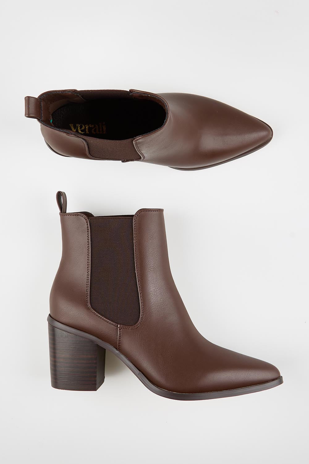 Abbie Pull On Ankle Boot – Chocolate