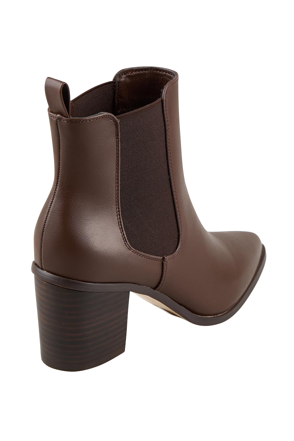 Abbie Pull On Ankle Boot – Chocolate