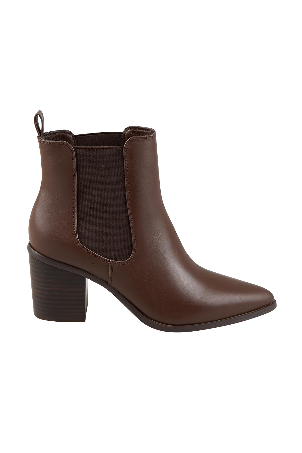 Abbie Pull On Ankle Boot – Chocolate