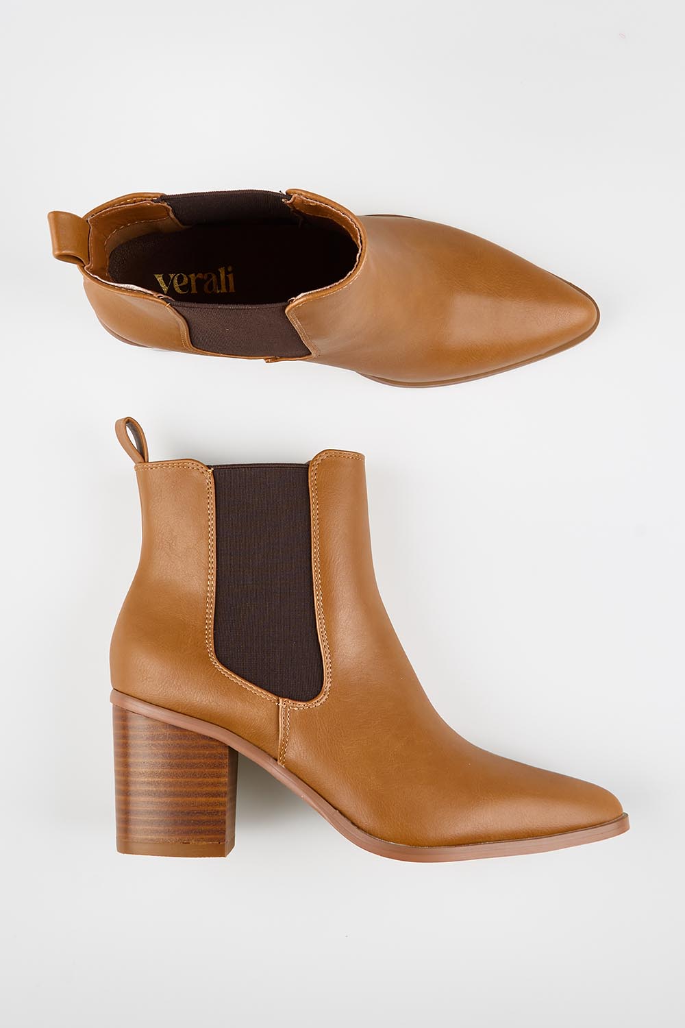 Abbie Pull On Ankle Boot – Tan