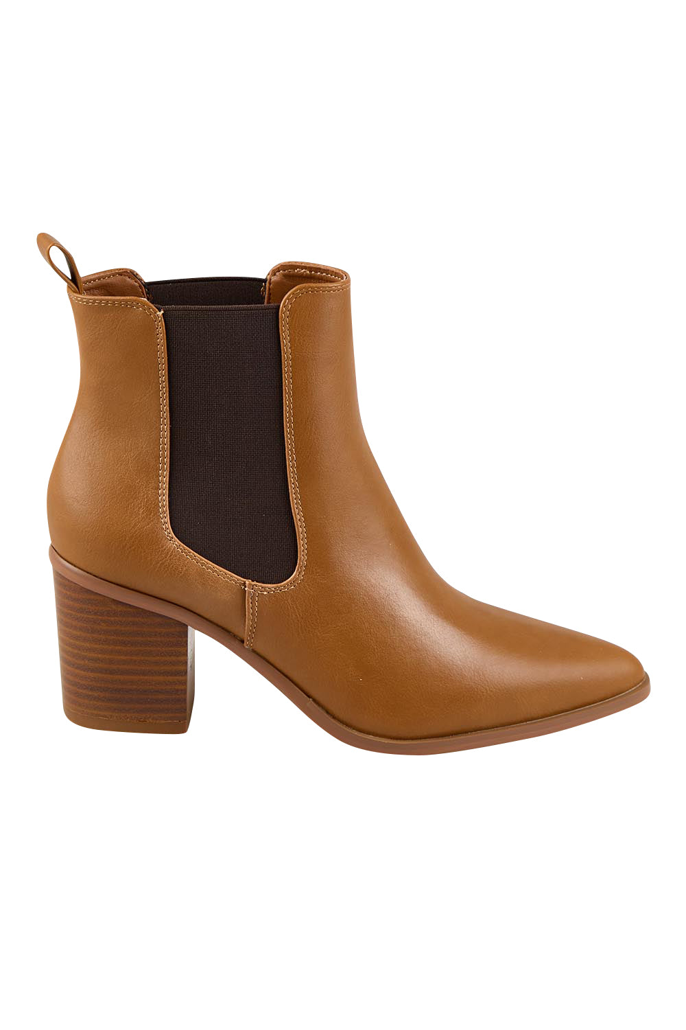 Abbie Pull On Ankle Boot – Tan