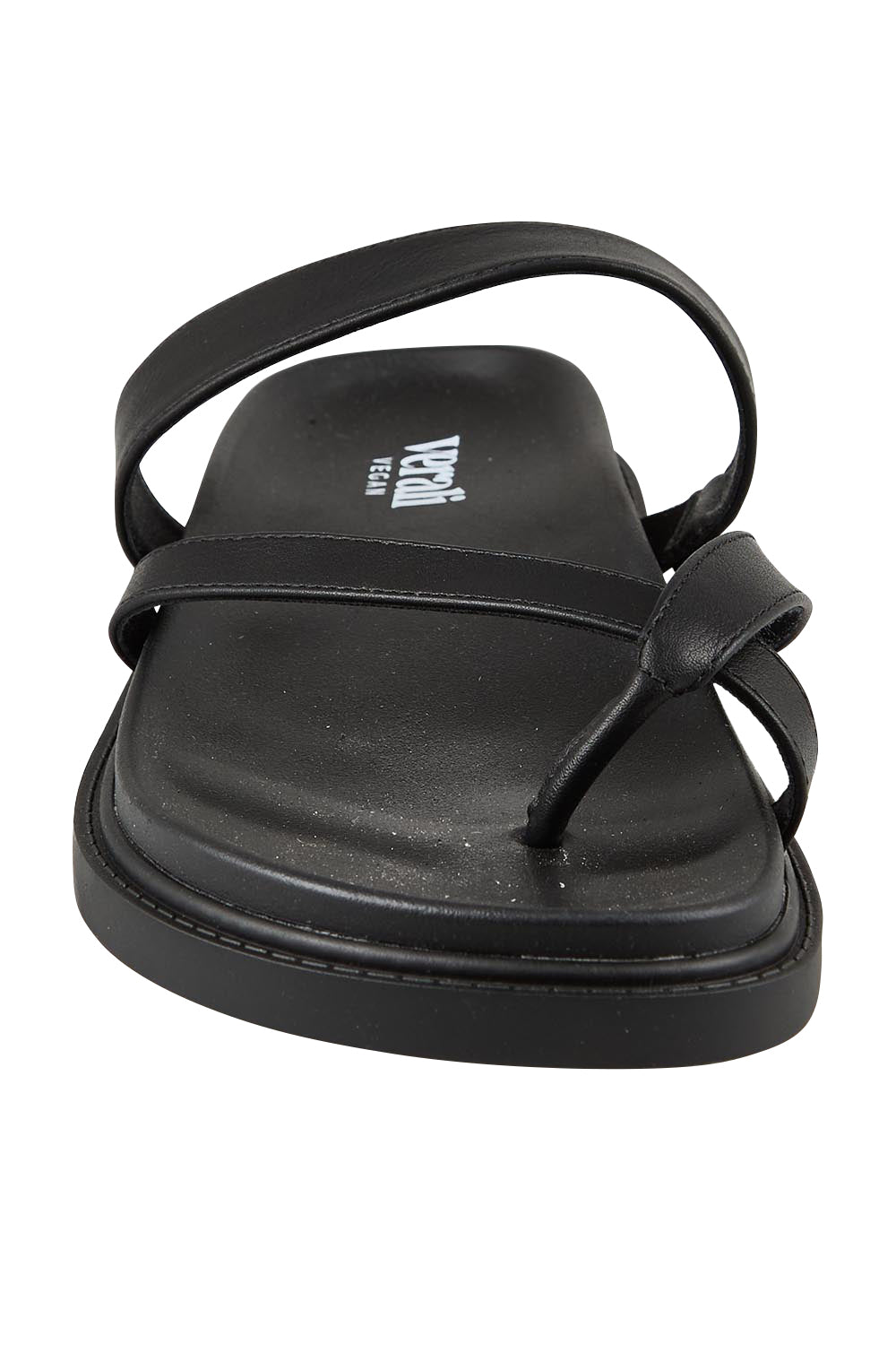 Product shot of the Binky Slide - Black in colour Black, showing detail