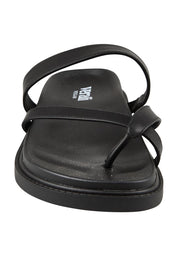 Product shot of the Binky Slide - Black in colour Black, showing detail