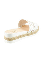 Product shot of the Denver Slide in colour White (White), from the back