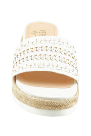 Product shot of the Denver Slide in colour White (White), detail