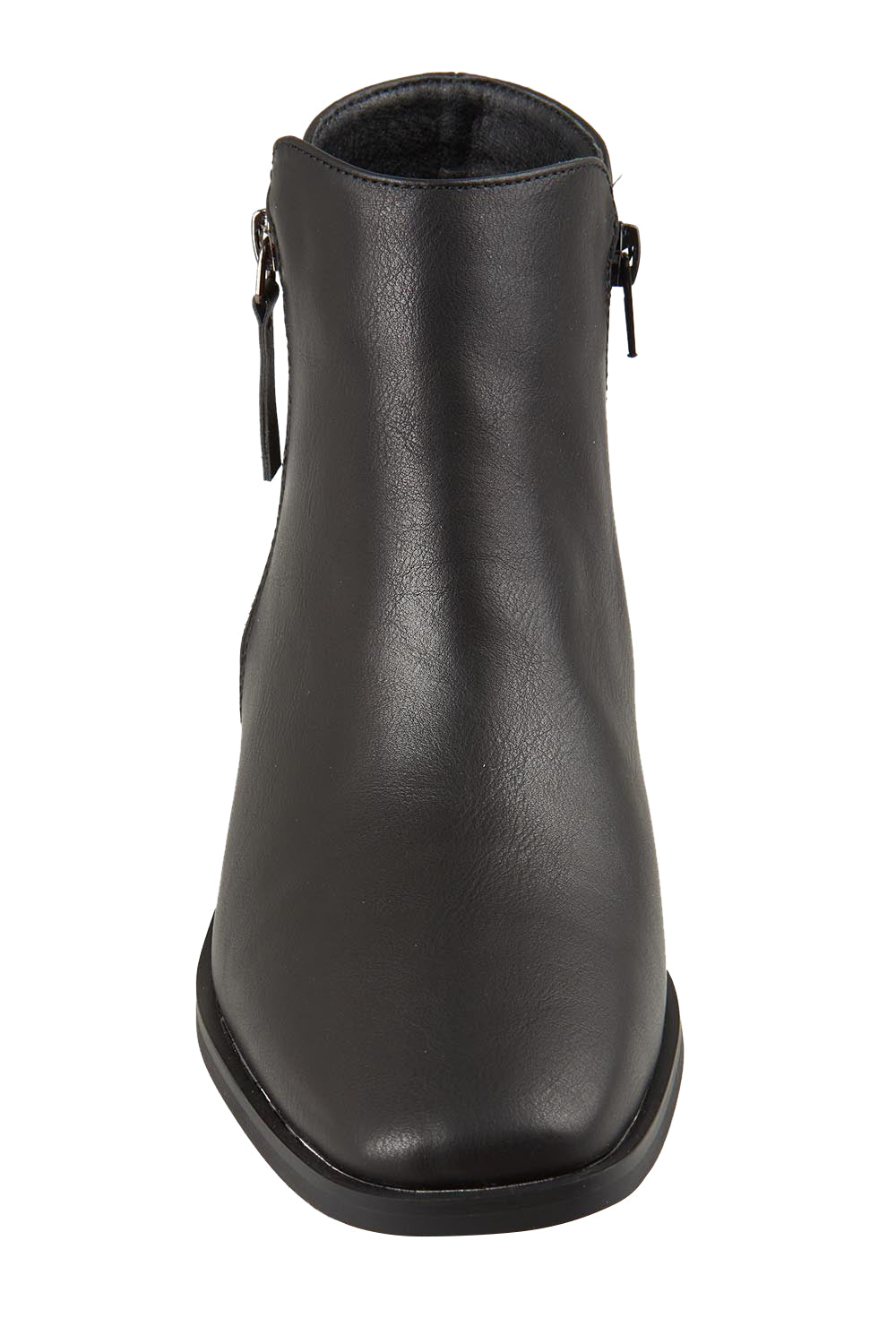Hawk Double Zip Ankle Boot – Black