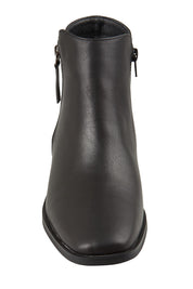 Hawk Double Zip Ankle Boot – Black