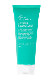 Product shot of the After Sun Cooling Lotion in colour Aftersun (Green), from the front