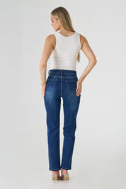 Tilly High-Waisted Straight Leg Jean - Middenim