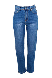 Ava High-Waisted Straight Leg Jean - Middenim