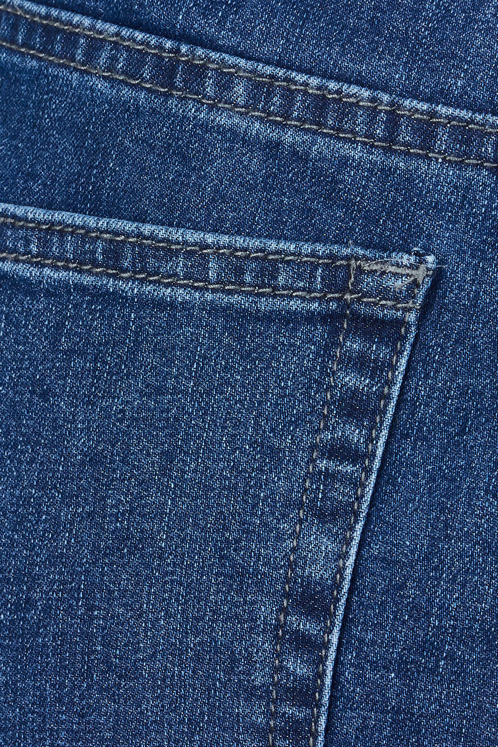 Product shot of the Hayley Highin colourWaisted Wide Leg Jean - Darkdenim (Blue), detail