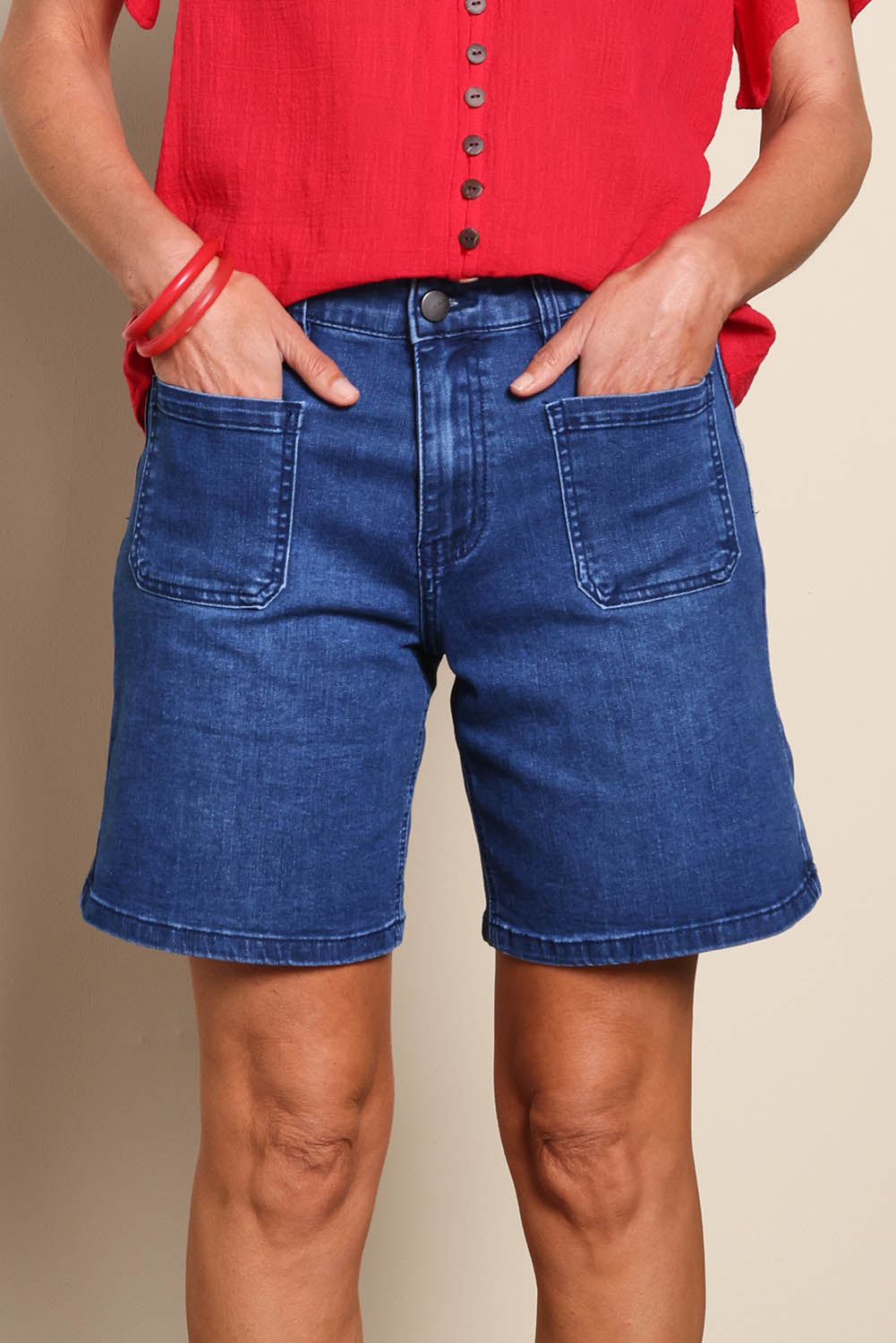Kate High-Waisted Shorts - Dkdenim