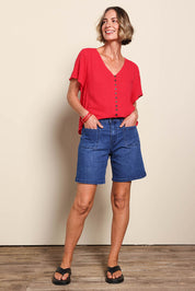 Kate High-Waisted Shorts - Dkdenim