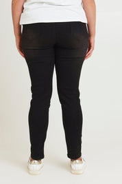 Preloved Paige Pull On Jean - Black