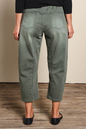 Rubi Pocket Barrel Jean - Khakiwash