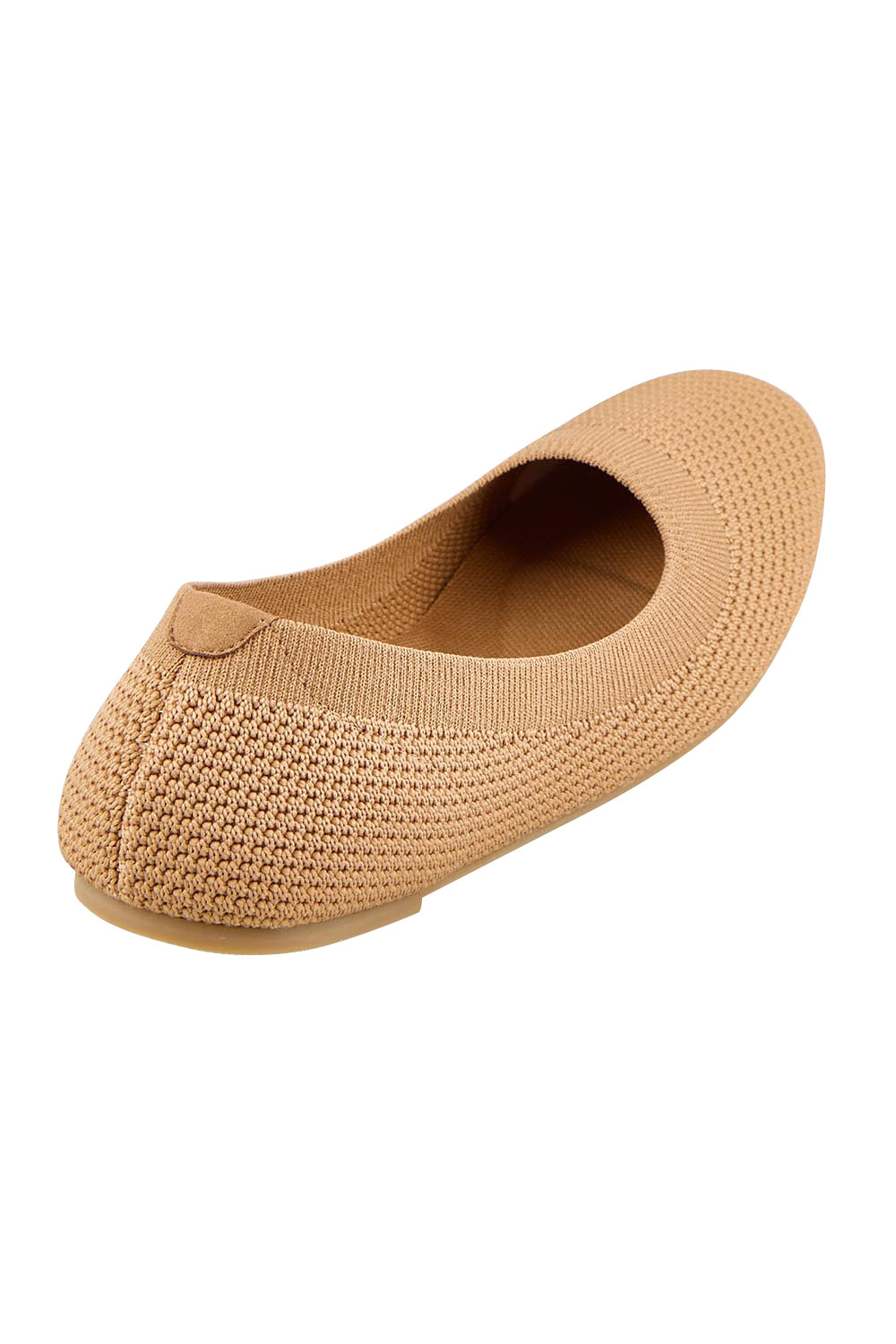 Eva Knit Ballet Flat - Tan