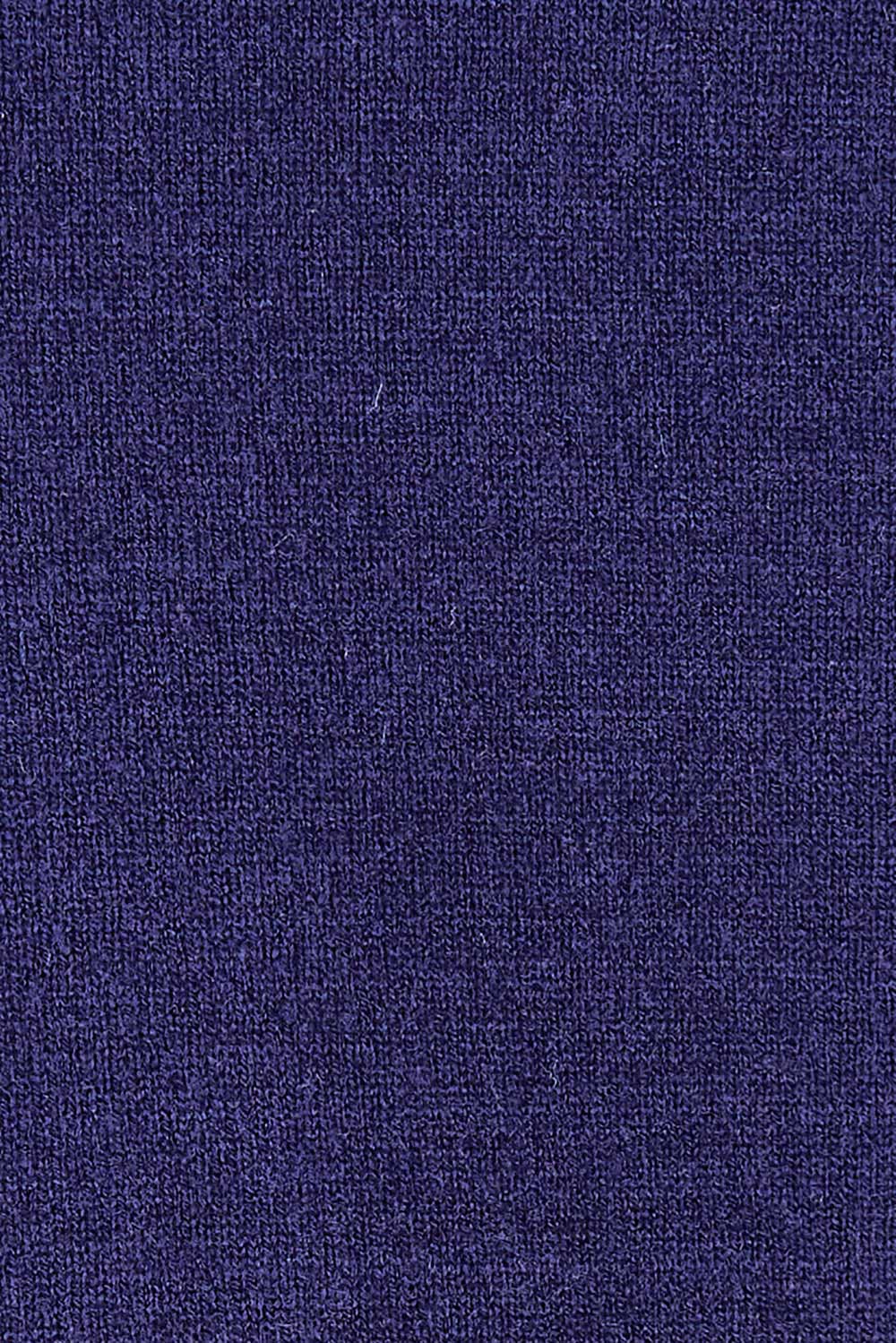 Product shot of the Turtle Neck Jumper in colour Navy (Blue), detail