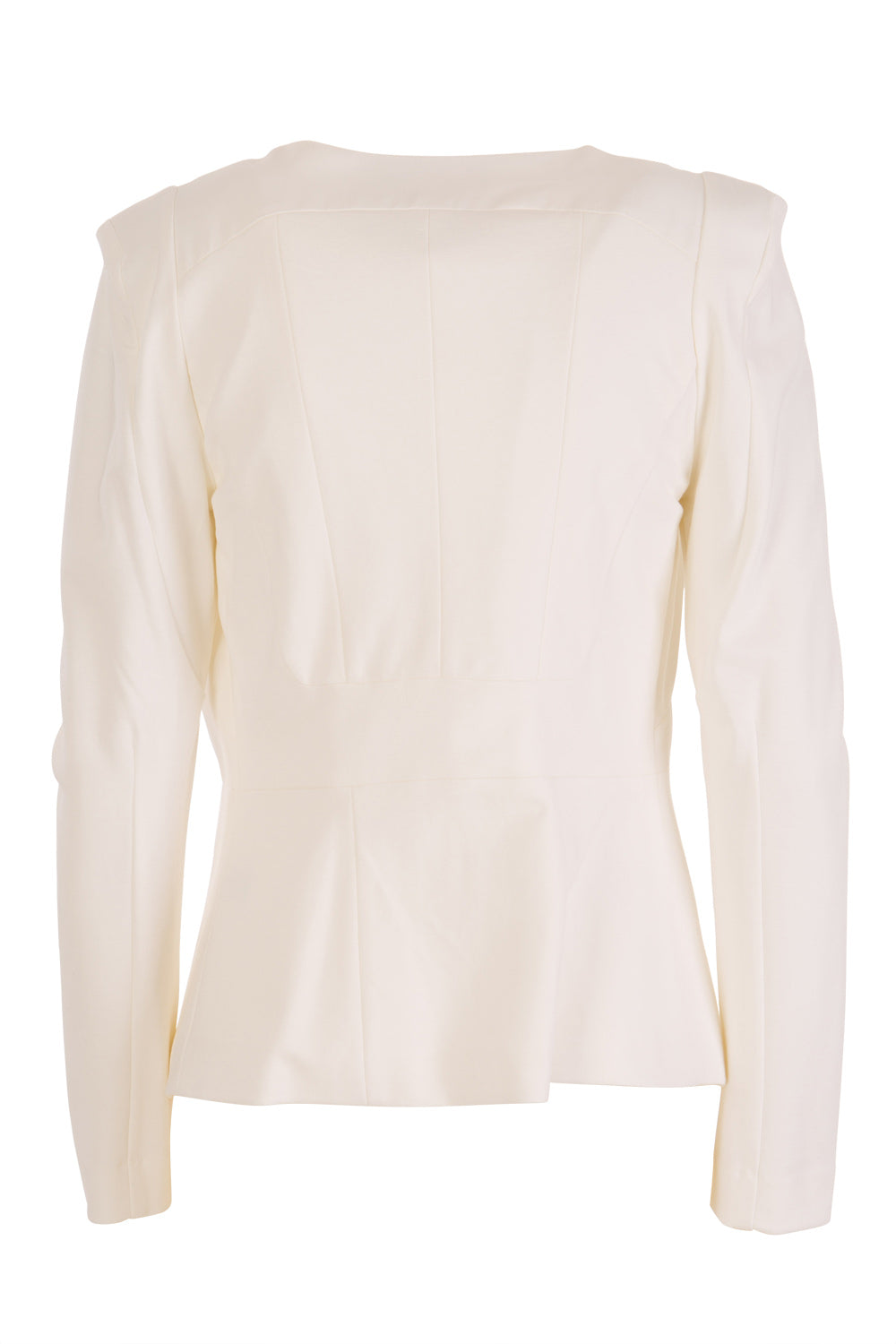 Product shot of the Persuit Jacket in colour White (White), from the back