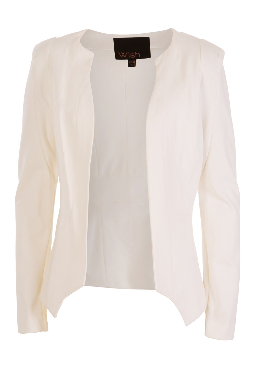Product shot of the Persuit Jacket in colour White (White), from the front