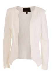 Product shot of the Persuit Jacket in colour White (White), from the front