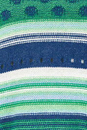Stripe Pop Wool Blend Jumper – Parsley