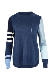 Cotton Cashmere Pocket Detail Jumper – Denim