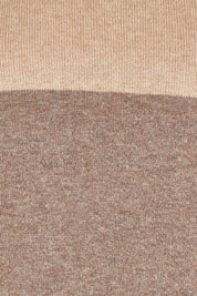 Colour Block Cotton Cashmere Jumper – Oat