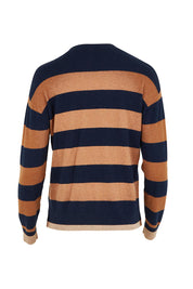 Stripe Clash Cotton Cashmere Crew Knit – Dkdenim