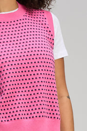 Textured Cotton Cashmere Tank Vest – Cosmos