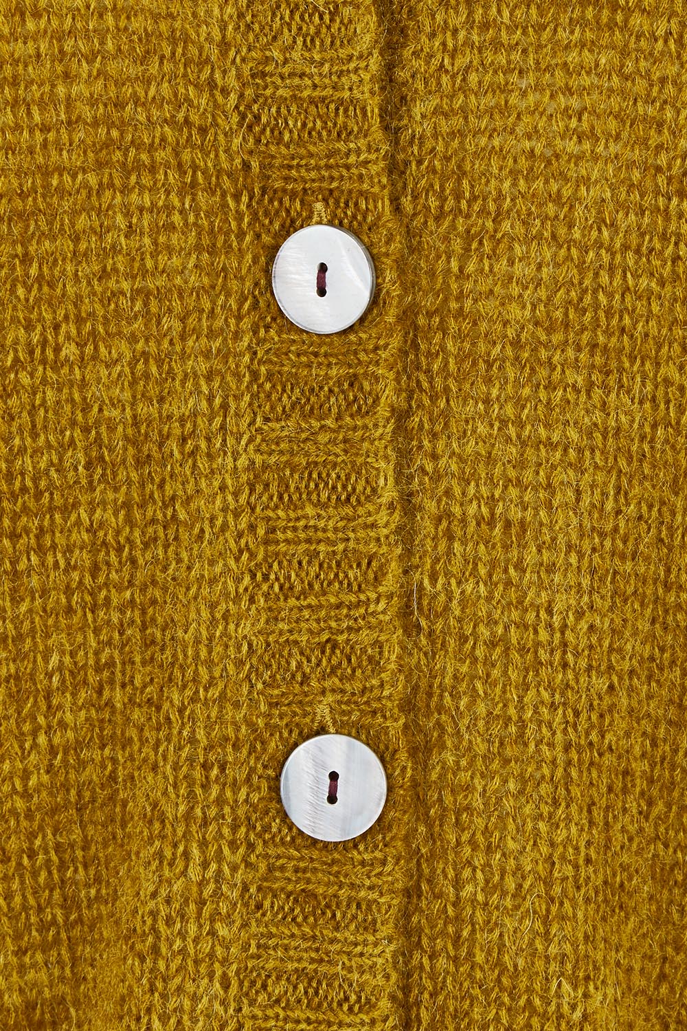 Kid Mohair Cardi – Chartreuse