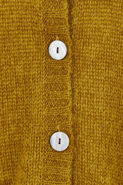 Kid Mohair Cardi – Chartreuse