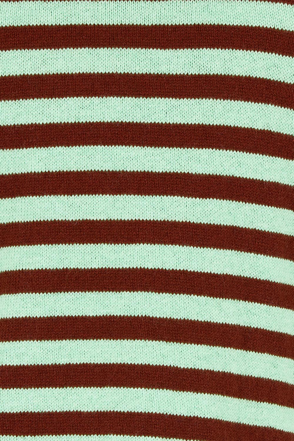 Detail Stripe Cotton Cashmere Crew Knit – Chestnut