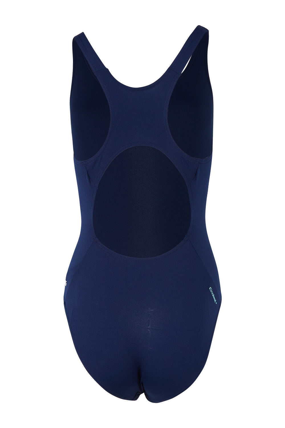 Product shot of the Cottesloe Powerback One Piece in colour Navy (Blue), from the back