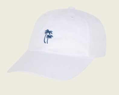 Vacay Everyday Cotton Cap - White