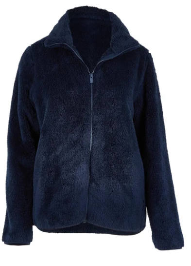 Fluffy Jacket - Navy