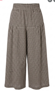 Break Of Day Cotton Pants - Choccheck