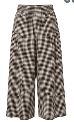 Break Of Day Cotton Pants - Choccheck