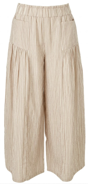 Break Of Day Cotton Pants - Sandstripe