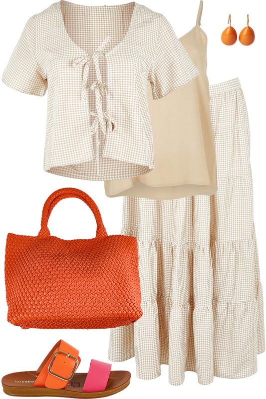 Outfit - Berry And Cream