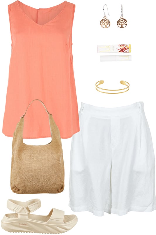 Outfit - Peach And Cream