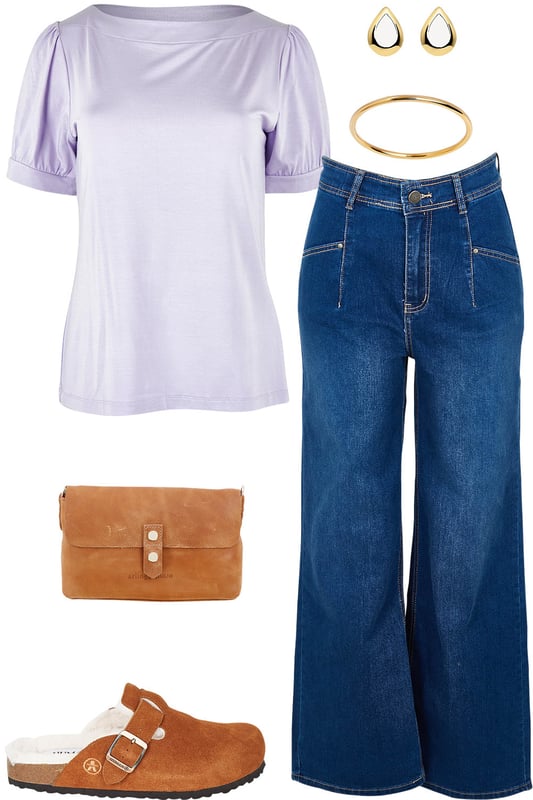 Outfit - Casual Lavender Ease