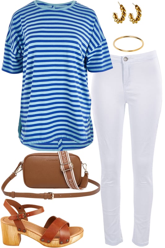 Outfit - Fresh Stripe And White