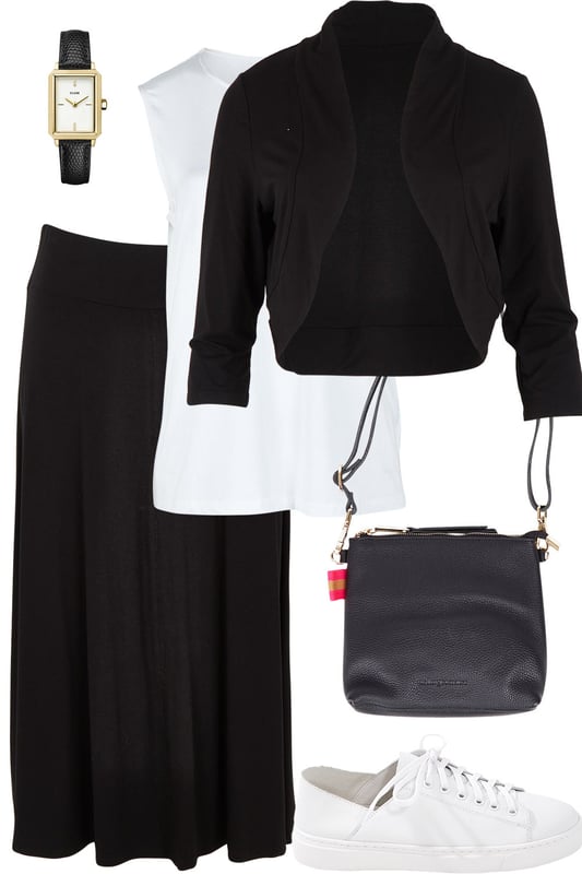 Outfit - Monochrome And Carry On