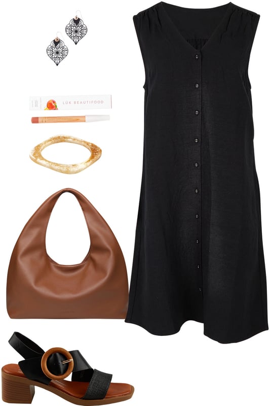 Outfit - Black Linen Not Basic
