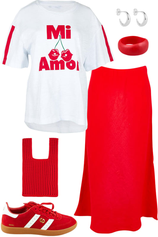 Outfit - Red Hot Message