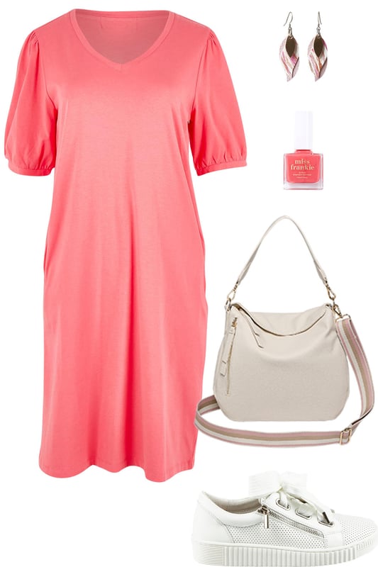 Outfit - Cutie In Coral Pink