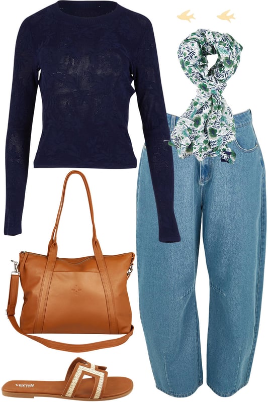 Outfit - Denim & Deep Blue