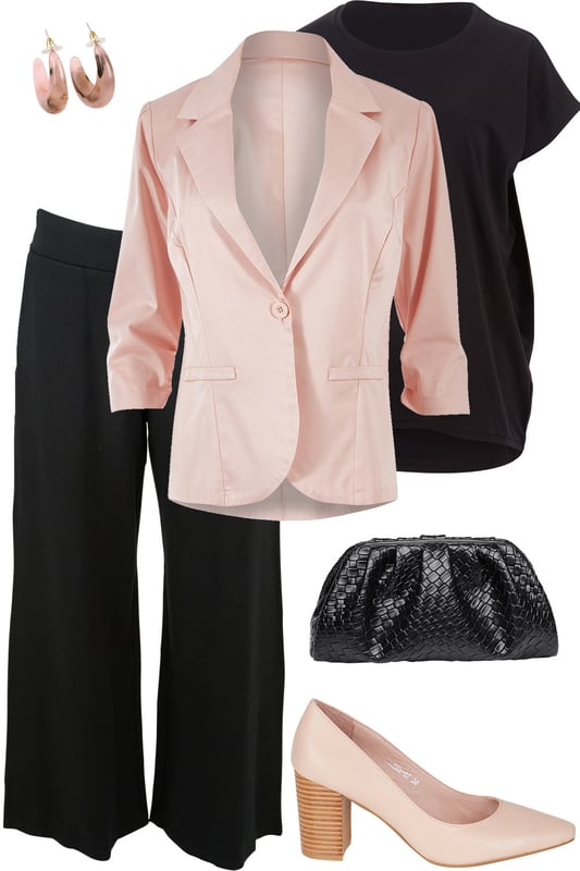 Outfit - Blush And Black