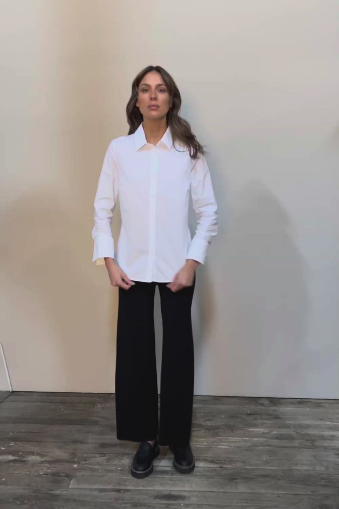 The Classic Cotton Stretch Shirt - White