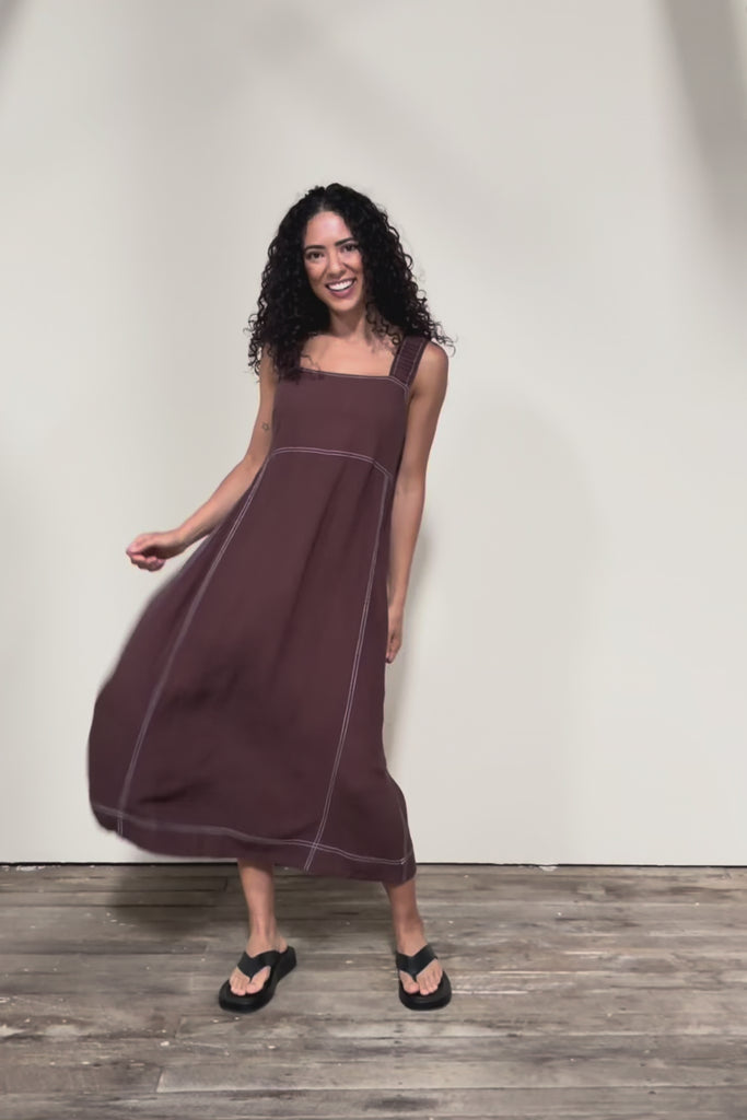 Sage Dress – Chocolate